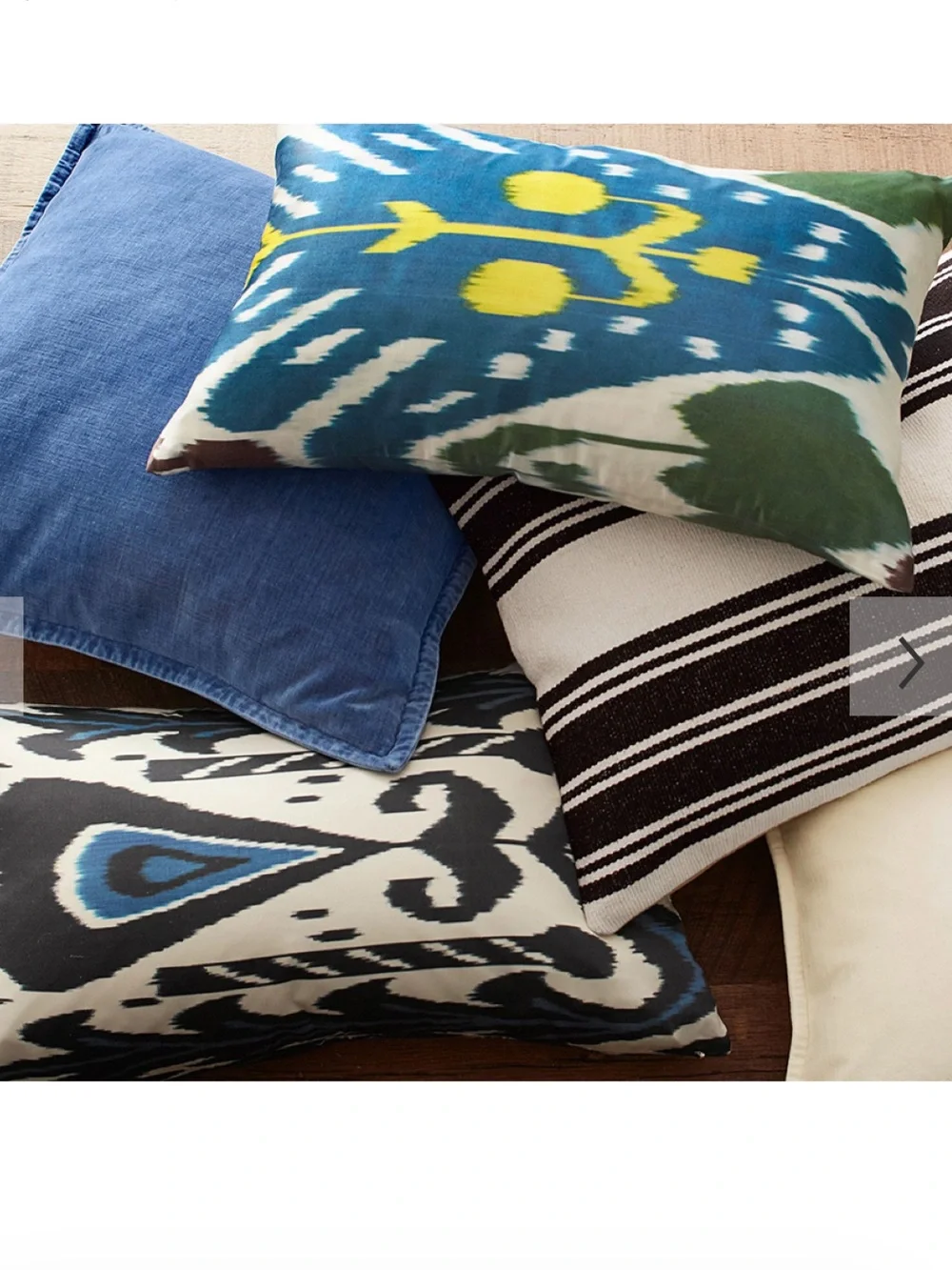Pottery Barn Black and Cream Striped Accent Pillow Cover, New With Tags!